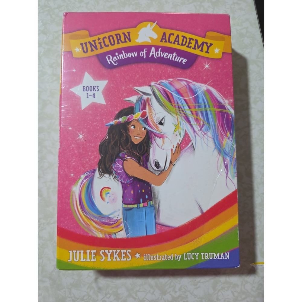 Unicorn Academy: Rainbow of Adventure Boxed Set (Books 1-4) by Julie Sykes...